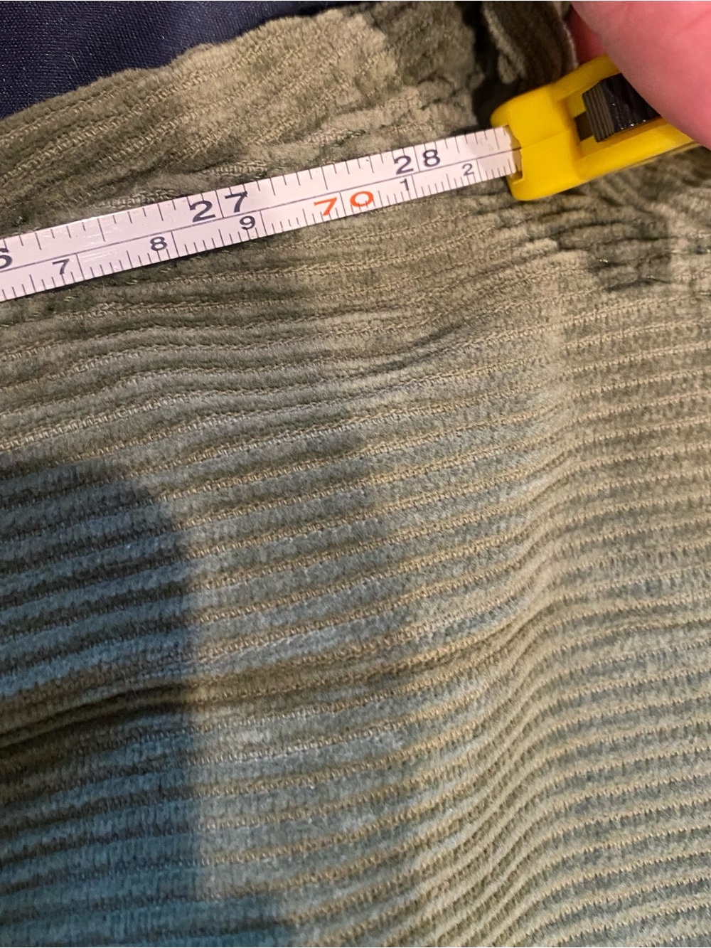BDG Urban Outfitters Corduroy Pants Size 24 Army Green Women’s Jean Fall Y2K 90s - Picture 6 of 6